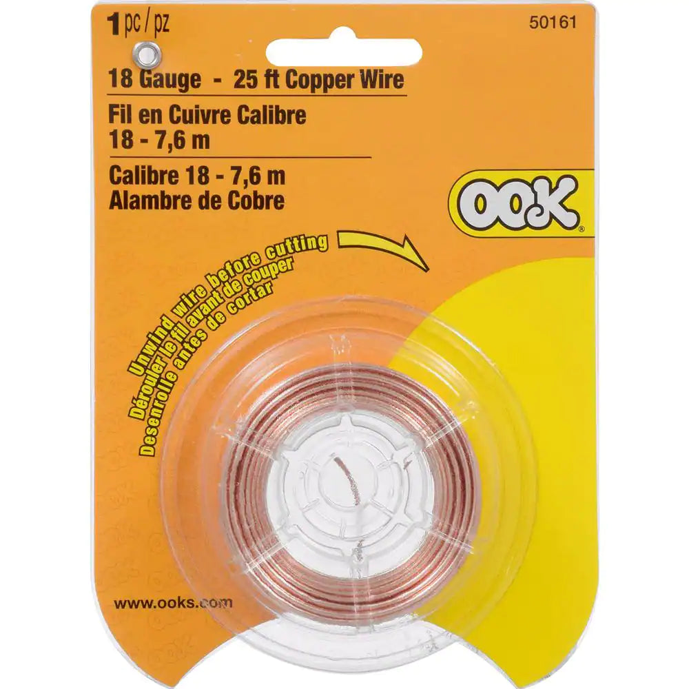 25 Ft. 35 Lb. 18-Gauge Copper Hobby Wire