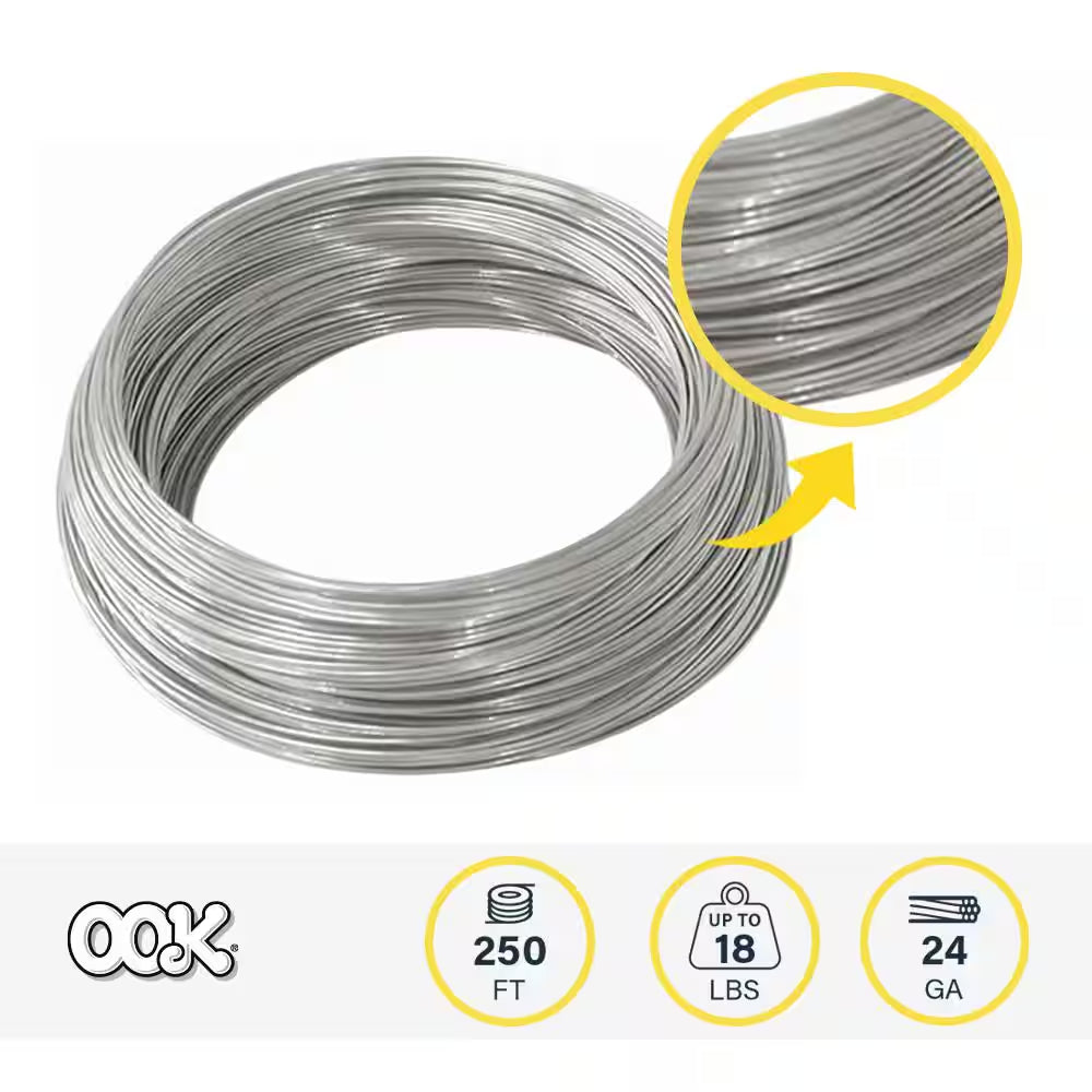 250 Ft. 10 Lb. 24-Gauge Galvanized Steel Wire