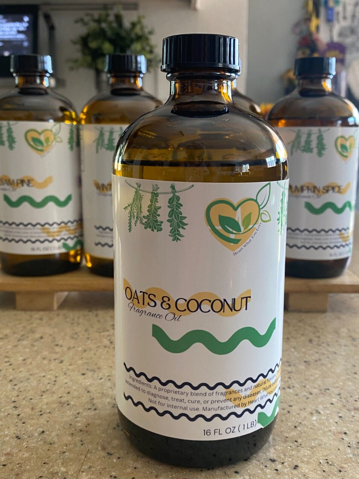 Oats & Coconut Fragrance Oil – 2X Concentrated for DIY Crafts 4/16 Oz Bottle