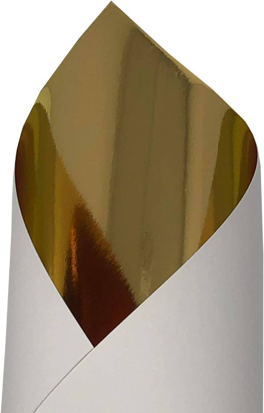 Gold Shimmering Metallic Cardstock - 12" X 12" - 10 Sheets Pack