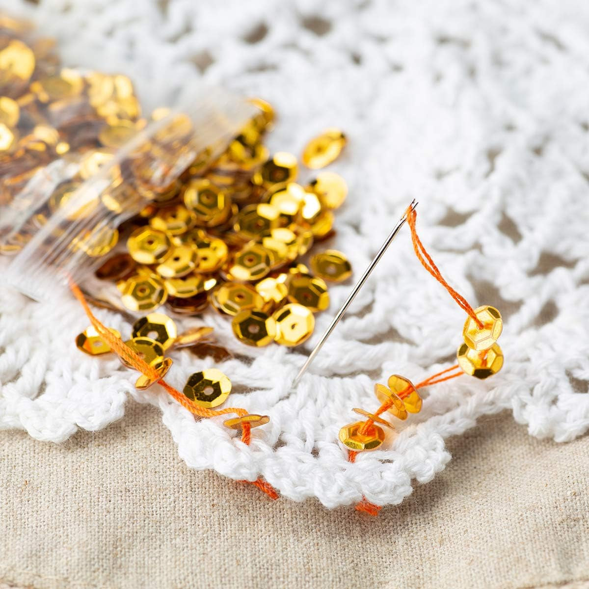 4Mm Loose Cup Sequins 24Colors 22000PCS Rainbow Sequin Bulk Iridescent Spangles Craft for Home Holiday DIY Arts Crafts