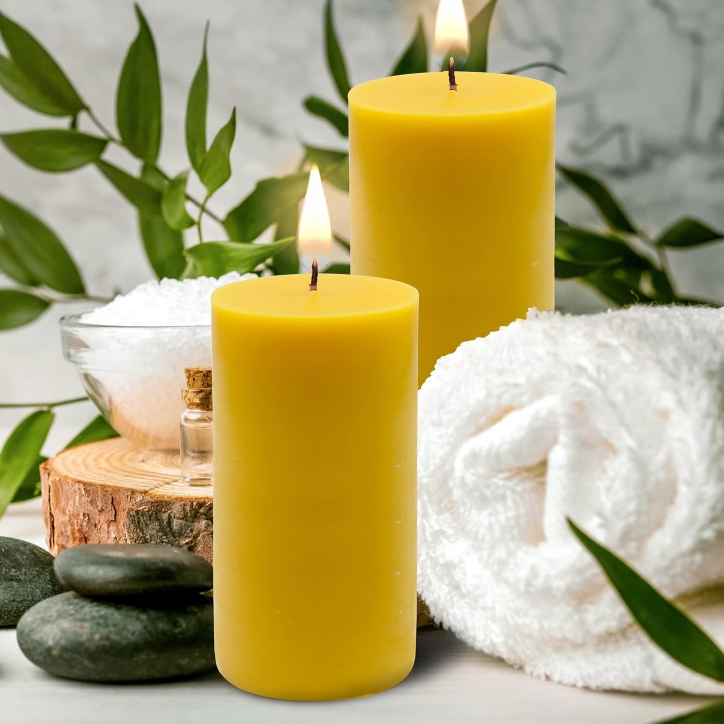 100% Pure Beeswax Candle