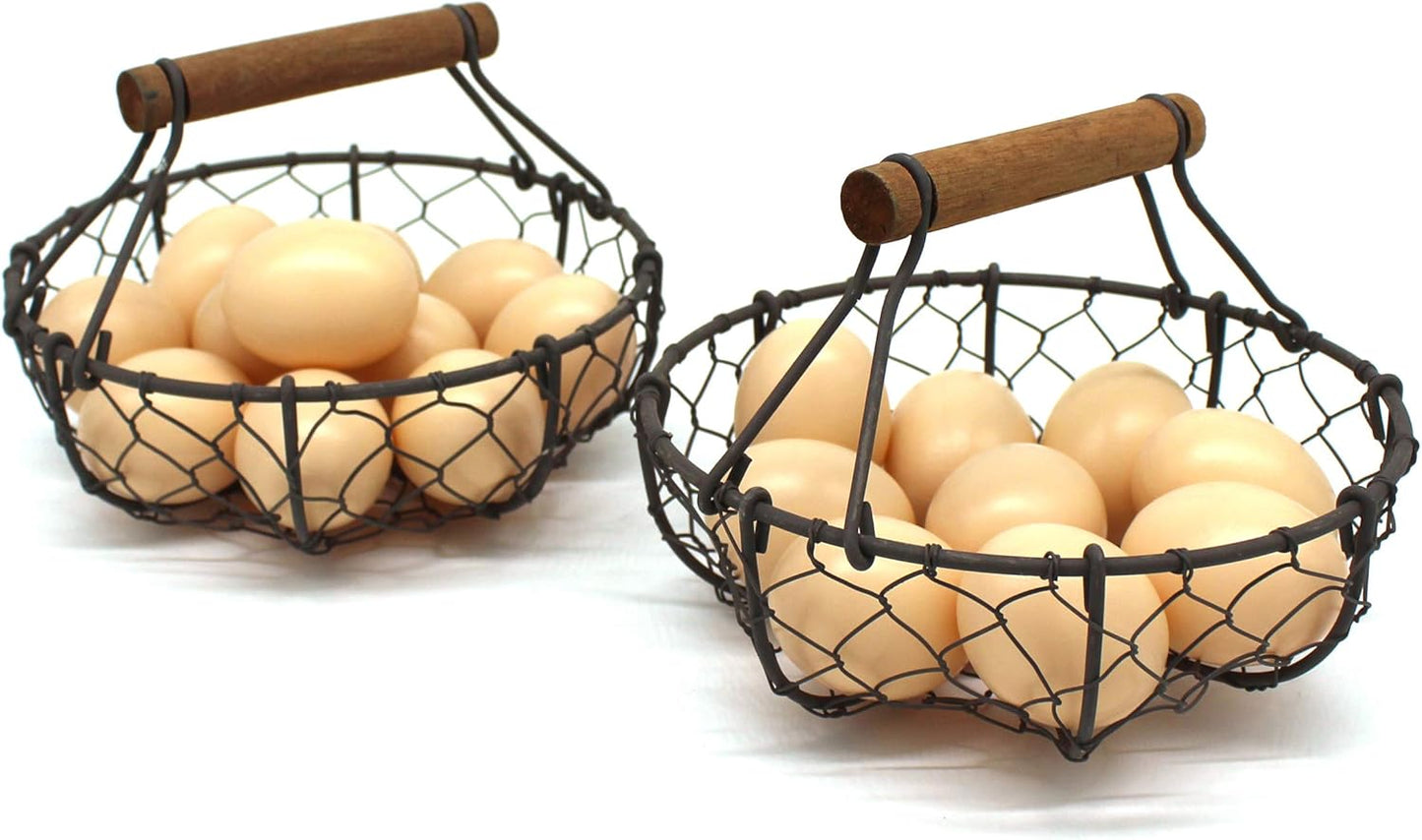 Chicken Wire Egg Baskets