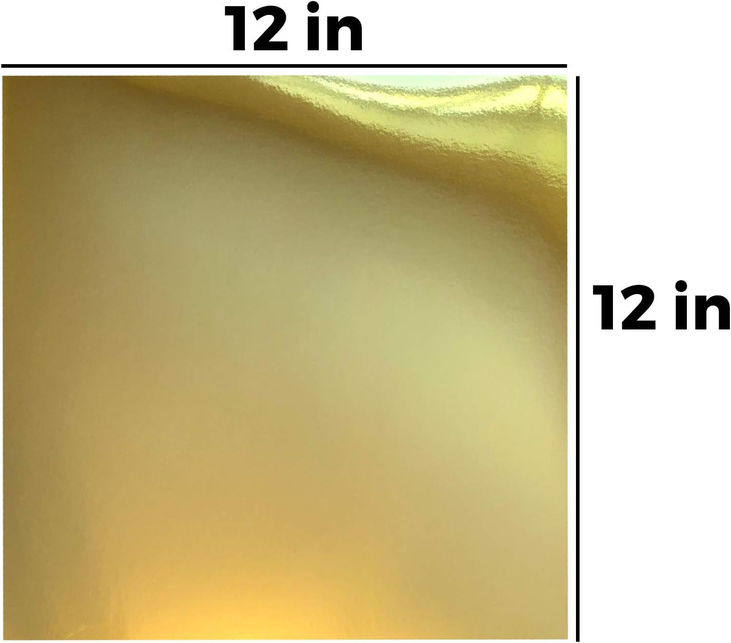 Gold Shimmering Metallic Cardstock - 12" X 12" - 10 Sheets Pack