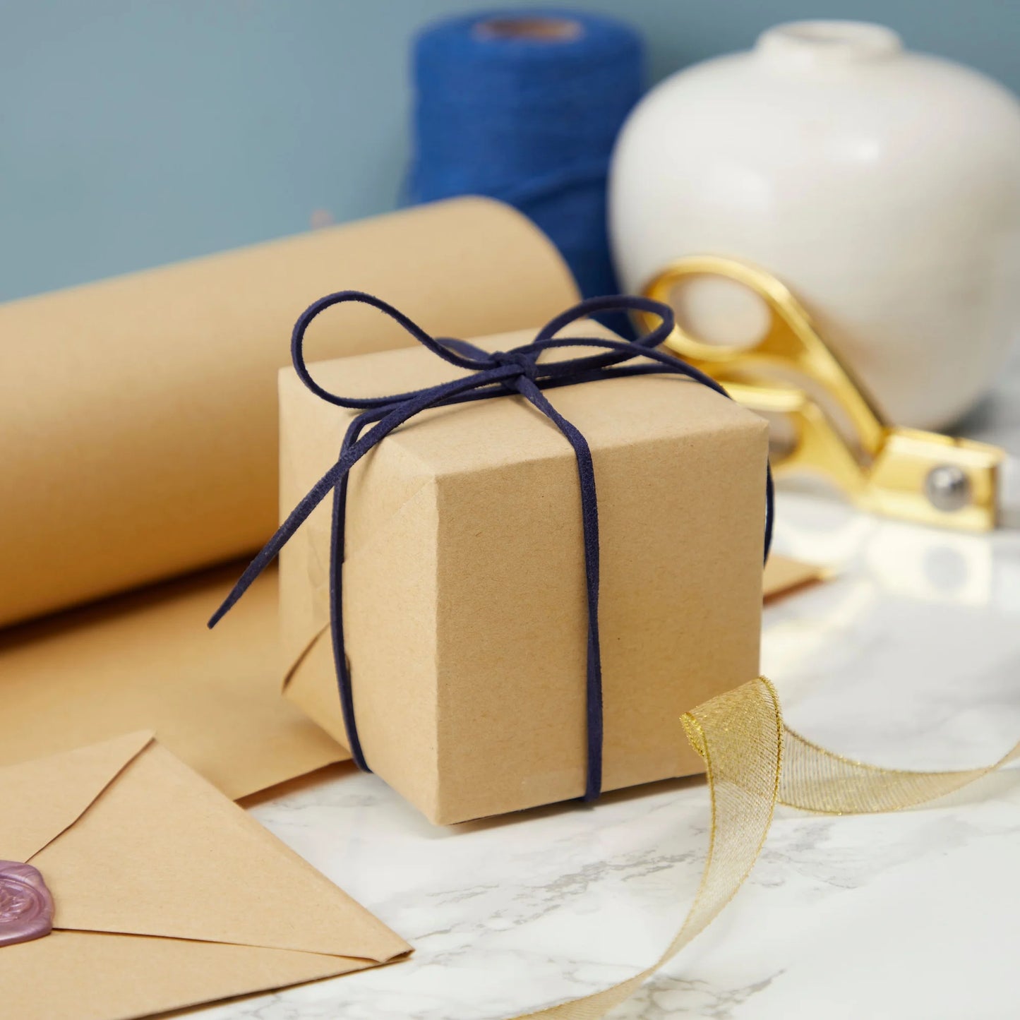 Kraft Paper Roll 12 X 1200 In, Plain Brown Shipping Paper for Gift Wrapping, Packing, DIY Crafts, Bulletin Board Easel (100 Feet)