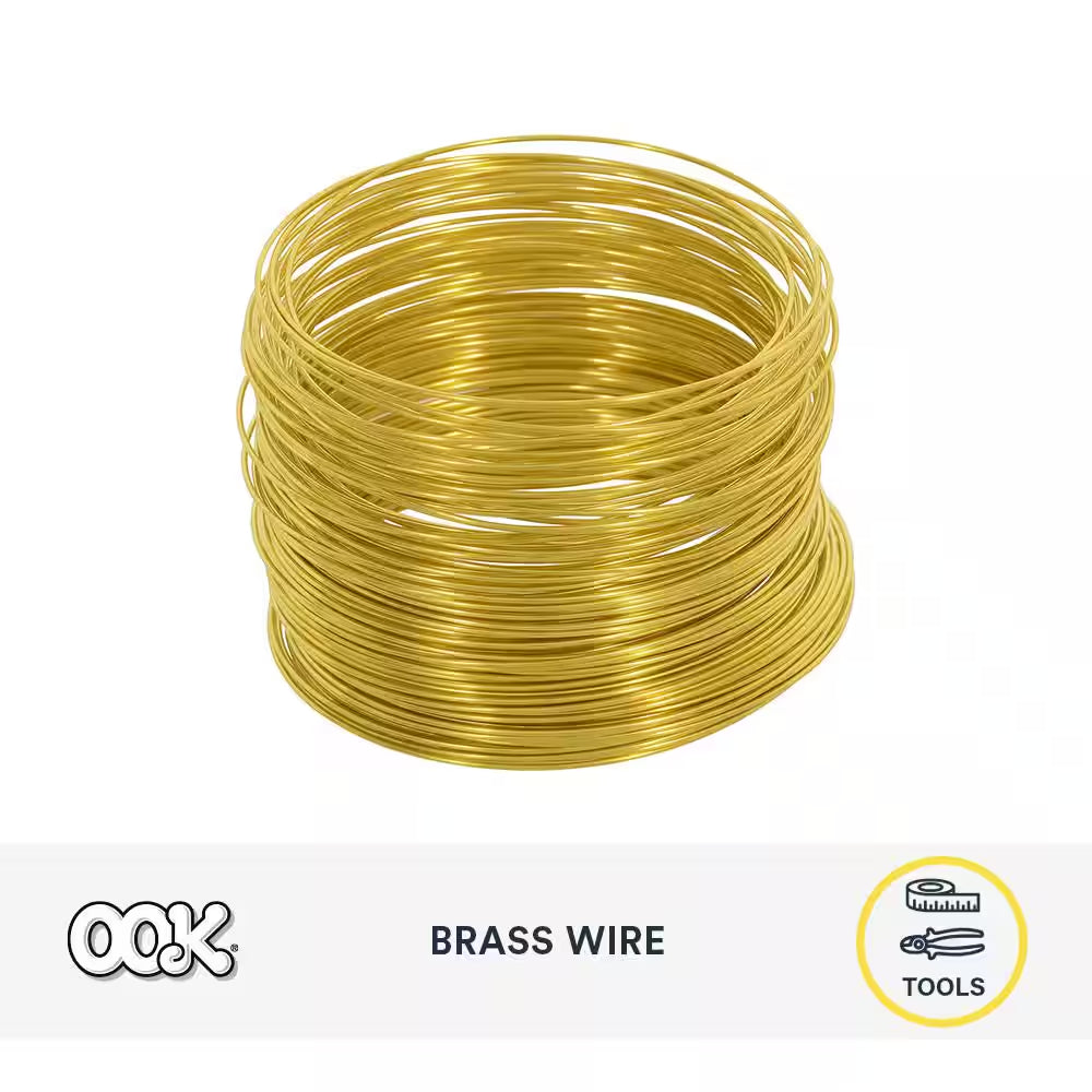75 Ft. 5 Lb. 22-Gauge Brass Hobby Wire