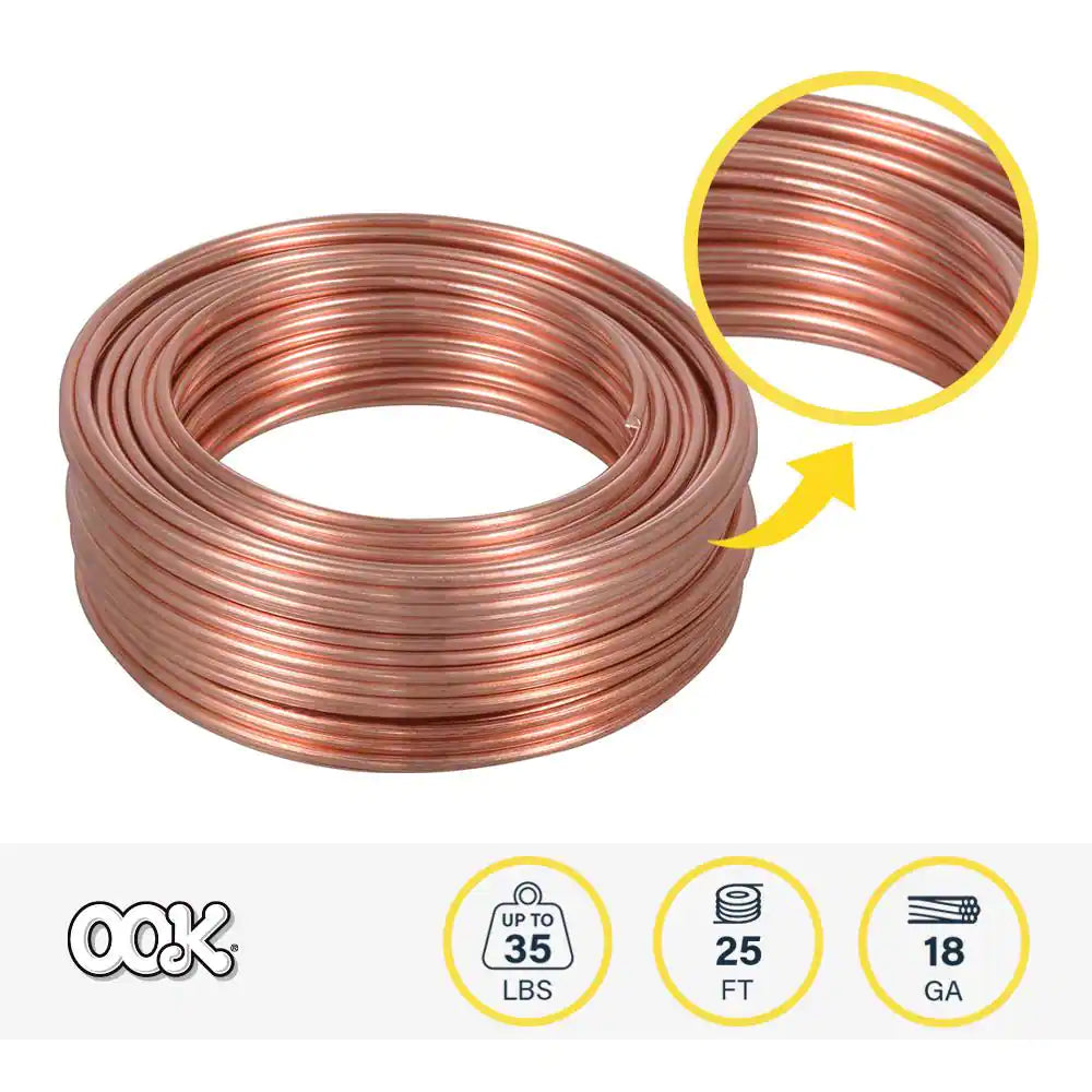 25 Ft. 35 Lb. 18-Gauge Copper Hobby Wire