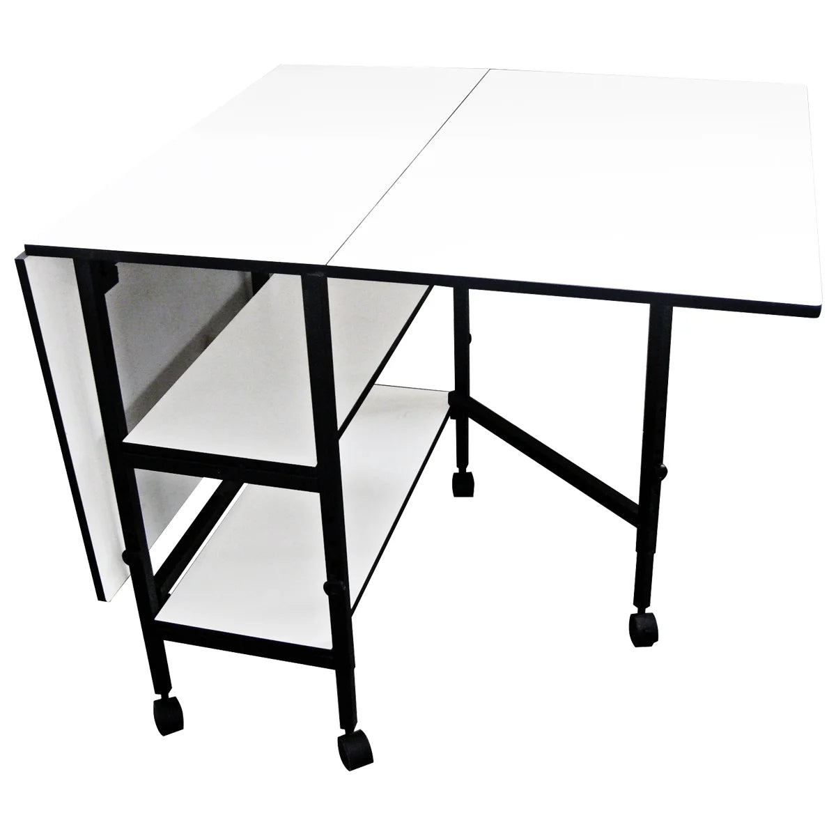 Home Hobby Adjustable Height Foldable Table for Sewing and Crafts