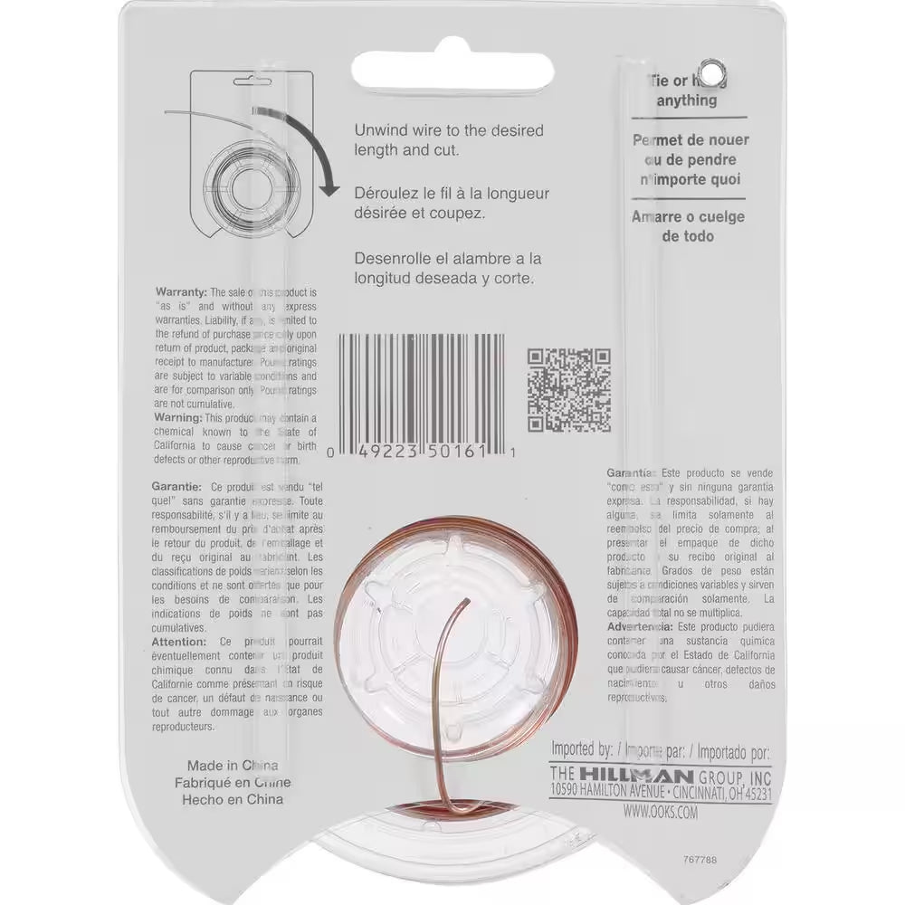 25 Ft. 35 Lb. 18-Gauge Copper Hobby Wire