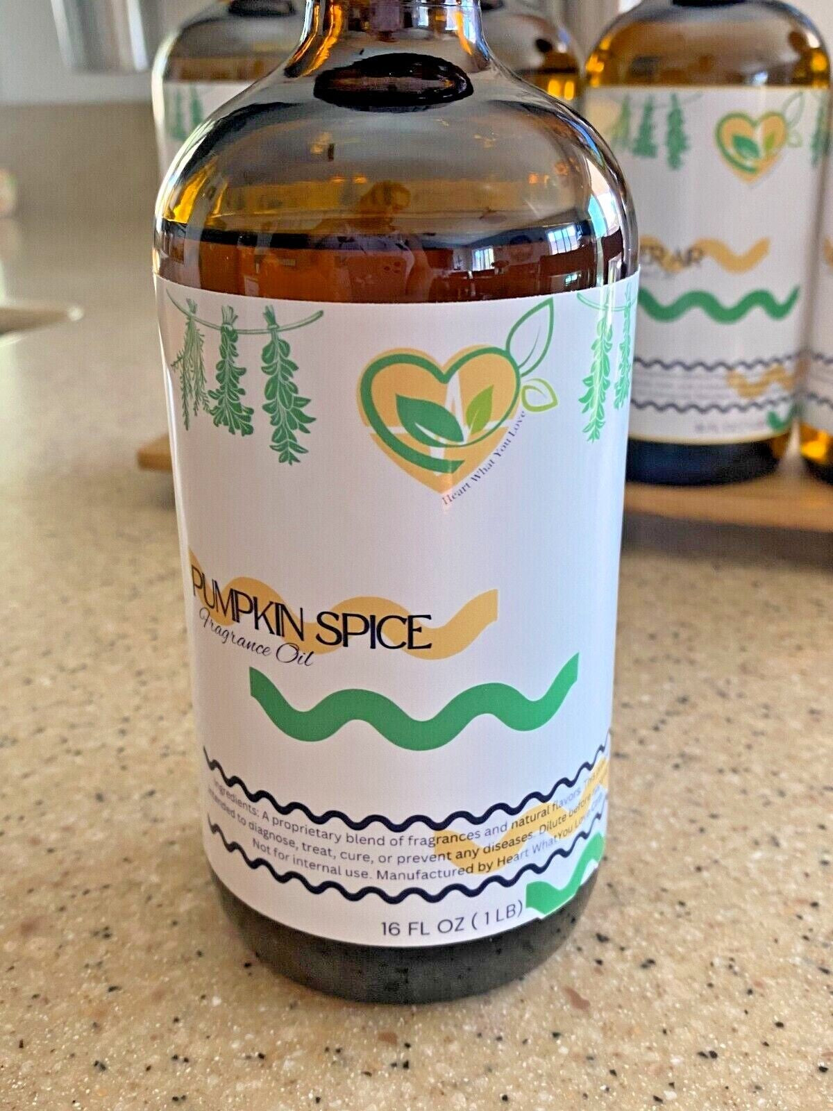 Pumpkin Spice Fragrance Oil – 2X Concentrated for DIY Crafts 4/16 Oz Bottle
