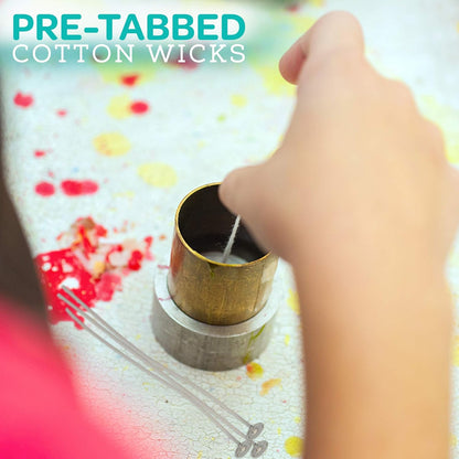 Soy Wax for Candle Making - 50Lbs Soy Wax - 2 Metal Centering Devices, 50Lbs Soy Wax Flakes - Candle Wax and Candle Making Wax Supplies Kit (Candle Wicks Not Included)