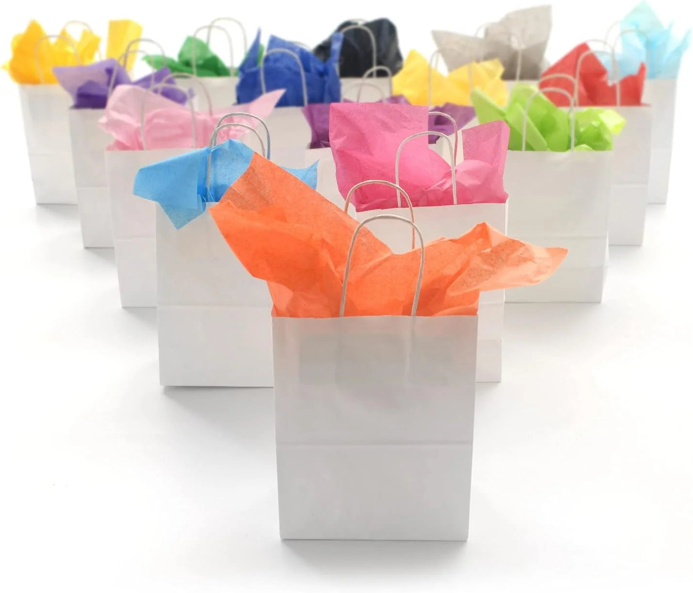 Rainbow Tissue Paper Bulk for Crafts,11.5"X 8" 300 Sheets 30 Colors Art Tissue for Holidays Christmas Halloween Gift Wrap DIY Flower Pom Pom