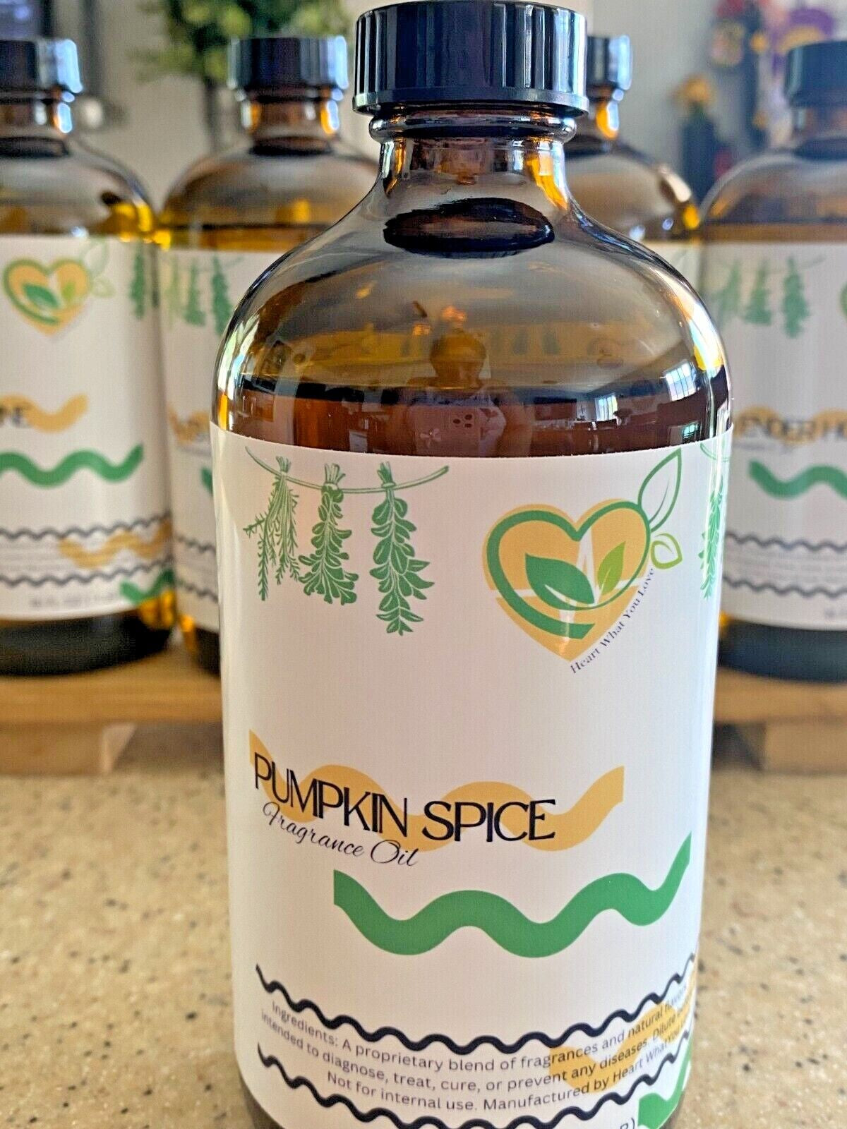 Pumpkin Spice Fragrance Oil – 2X Concentrated for DIY Crafts 4/16 Oz Bottle