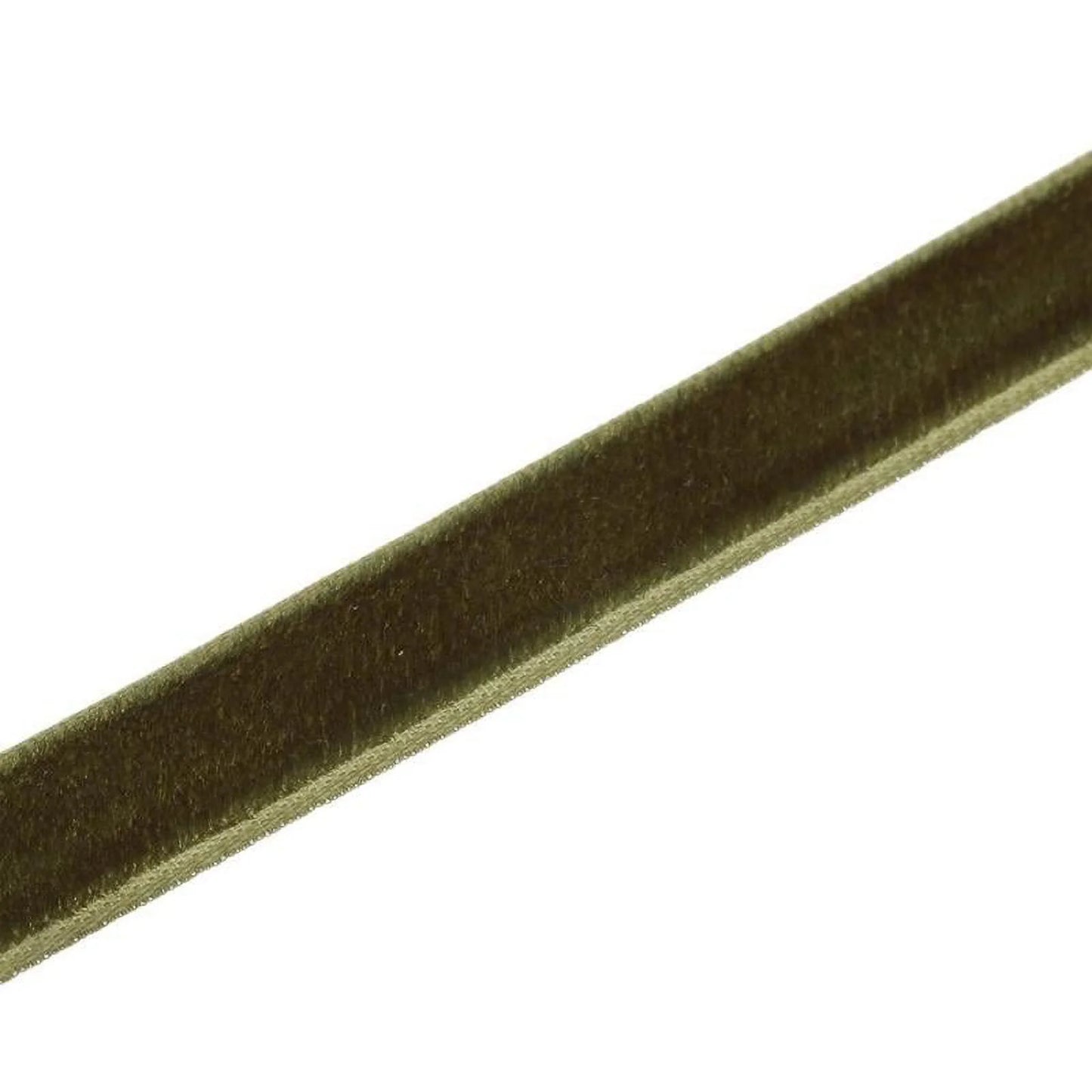 20 Yard 10Mm Wide Velvet Ribbon Sewing for DIY Craft Supplies - Green