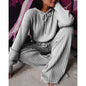 Two Piece Set Women Spot Hot Style Europe Long Sleeve New 2023 Loose Hooded Leisure Suit Tracksuit Women Dropshipping CKX9436