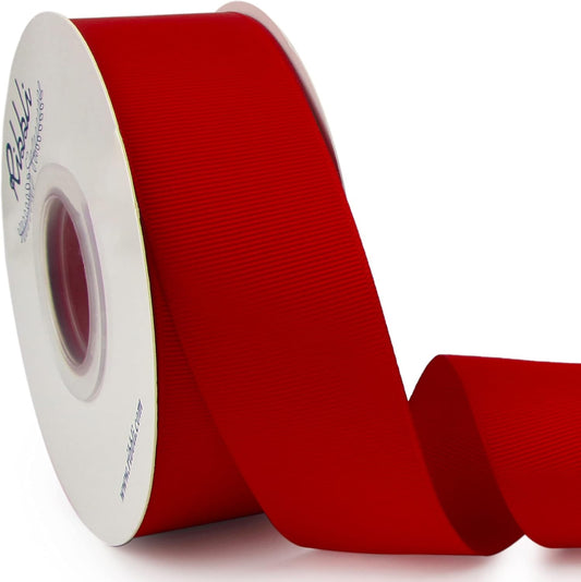 Red Grosgrain Ribbon, 1-1/2 Inches X Continuous 25 Yards,Use for Bows DIY Hair Accessories,Gift Wrapping,Craft and Sewing