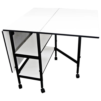 Home Hobby Adjustable Height Foldable Table for Sewing and Crafts